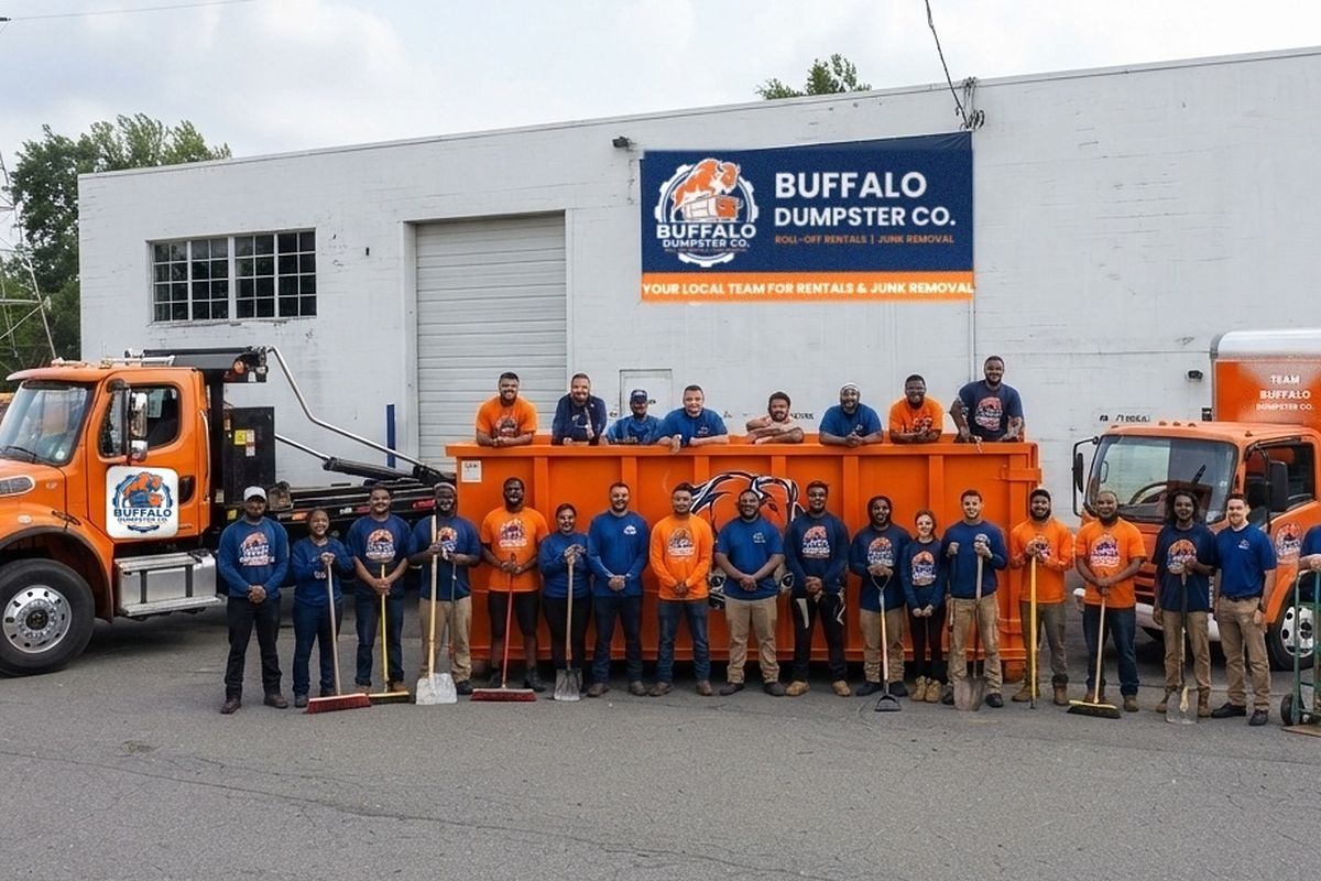 30 Yard roll-off dumpster from Buffalo Dumpster Co.